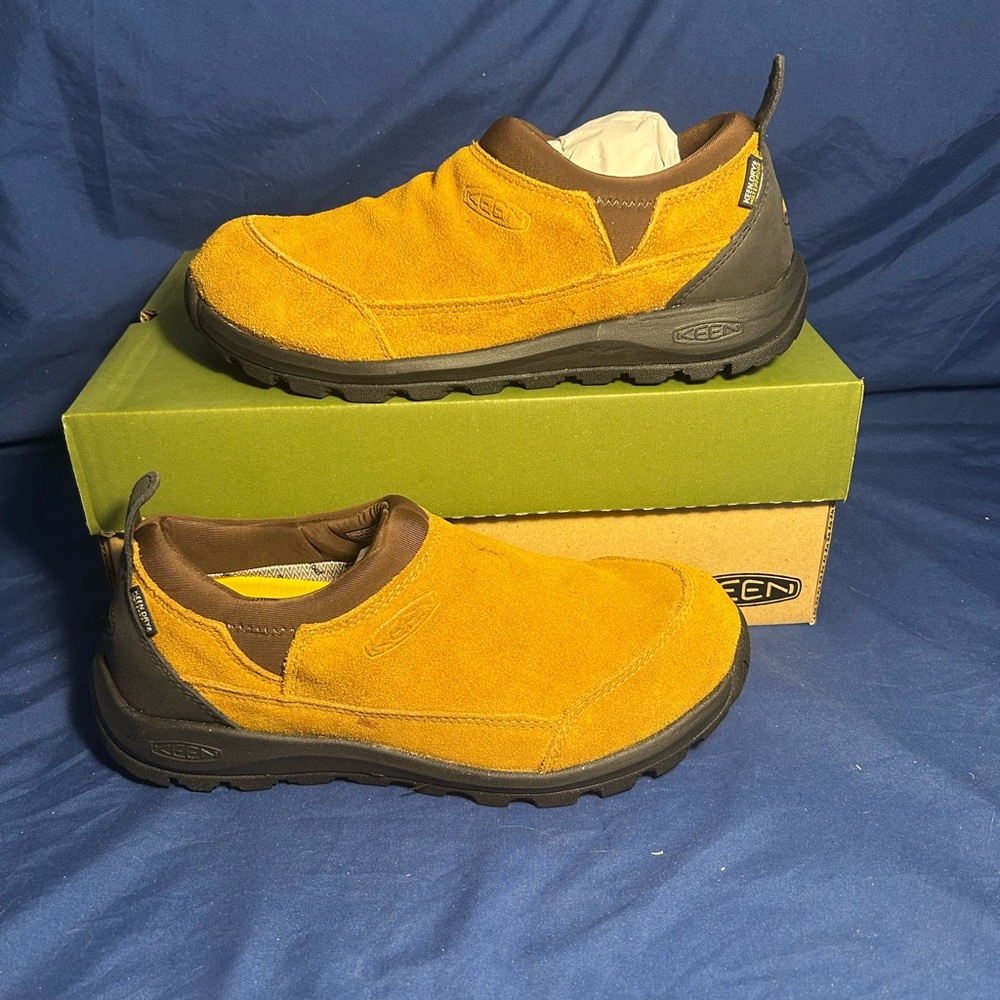 KEEN- GLIESER MOC WP M, GOLDEN BROWN/CHESTNUT, MEN SW